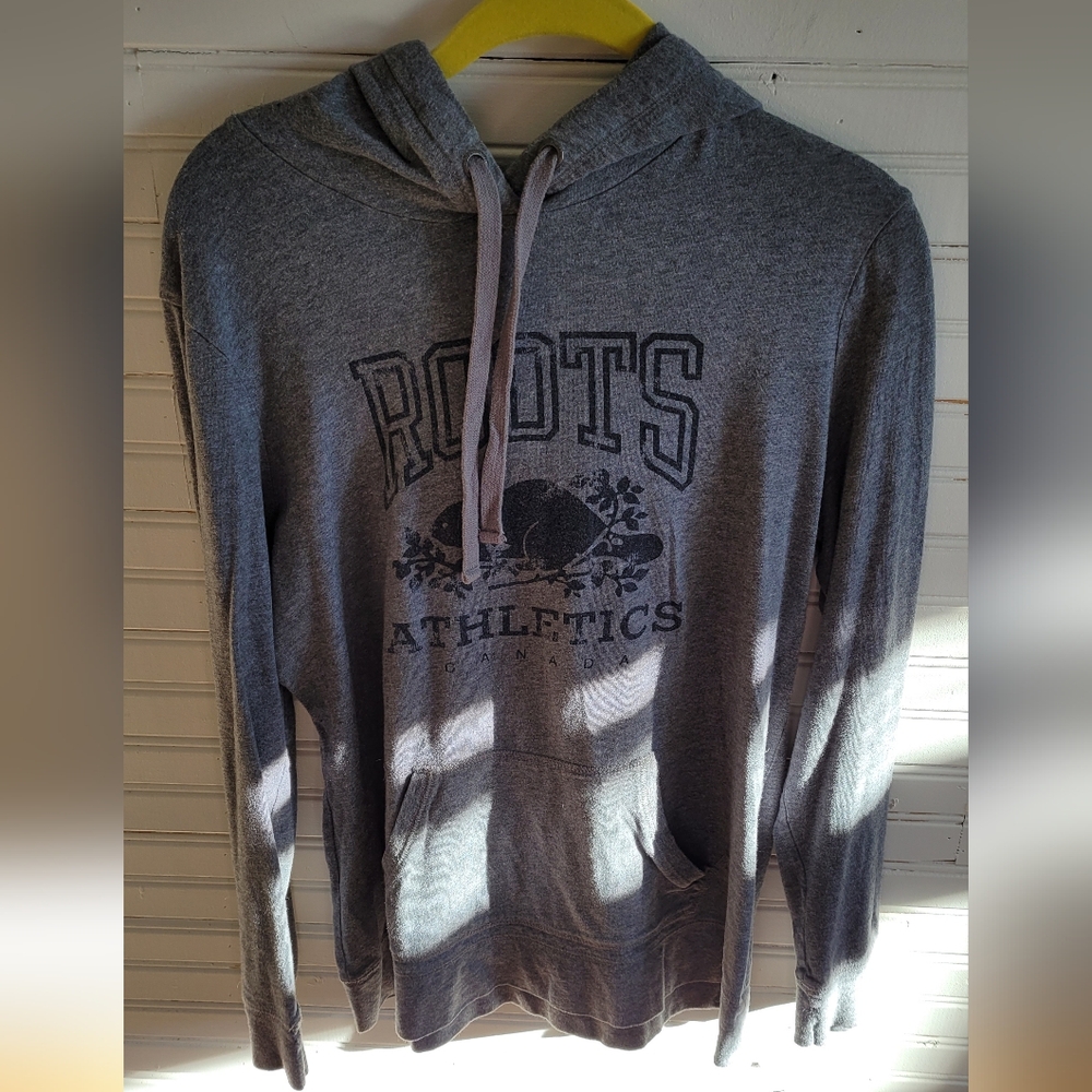 Roots Hoodie- Grey -Size Large